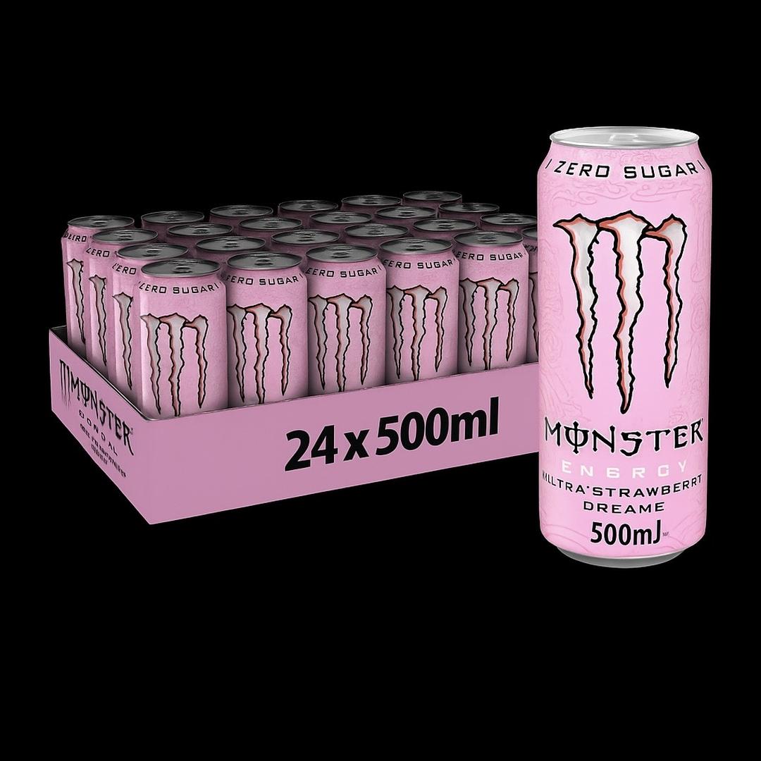 Monster Energy Ultra Strawberry Dreams - Zero Sugar (500ml)